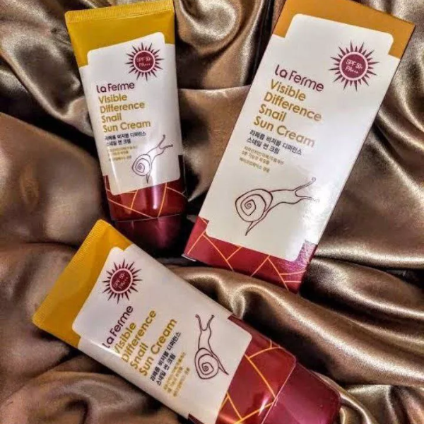 كريم واقي شمس من La Ferme بخلاصة الحلزون | 50مل - الصورة 2